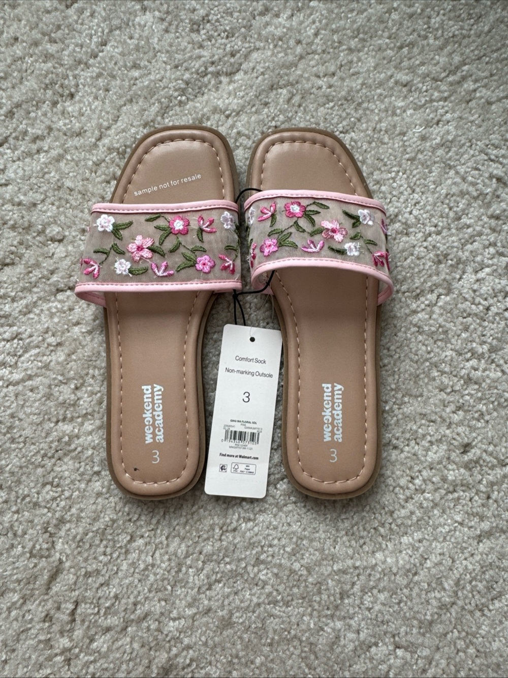 Weekend academy sandals Kids youth size 3 GMWA26FF013